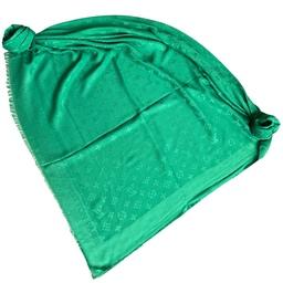 روسری قواره 140 طرح لویی ویتون اداری رسمی مهمانی در رنگبندی سبز کرم مشکی قرمز طوسی سورمه ای قهوه ای