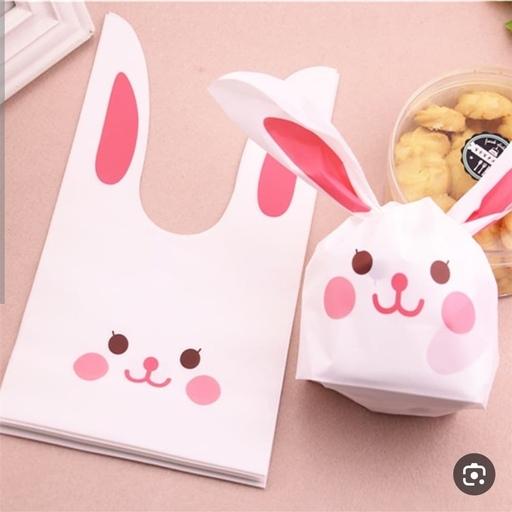 پلاستیک طرحدار خرگوشی کوچک بسته 25 عددی