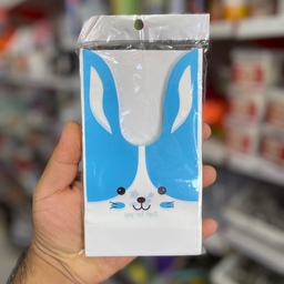 پلاستیک کادویی طرحدار خرگوشی بسته 25 عددی