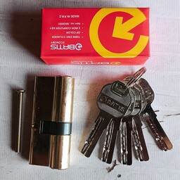 سیلندر(توپی) قفل در چوبی 7سانتی باتیس با 5عدد کلید