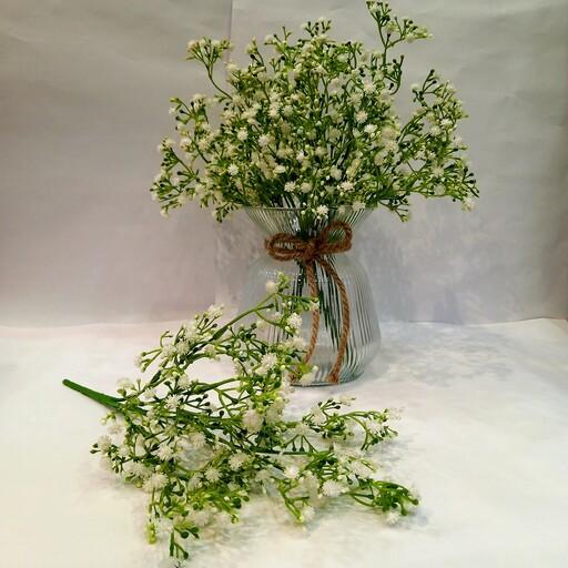 گل عروس مصنوعی مدل بوته ای عالیجناب(ژیپسوفیلا) 