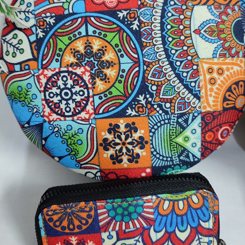 کیف سنتی گرد کوچک با جاکارتی زیپی 