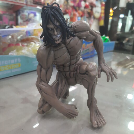 اکشن فیگور غول ارن یگر از  انیمه اتک آن تایتان (ATTACK ON TITAN)