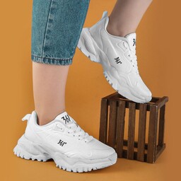 کفش کتونی زنانه کفش اسپرت کتونی مدل 361 ارسال رایگان سایزبندی37تا44 رنگ بندی سفید و مشکی مردانه و زنانه
