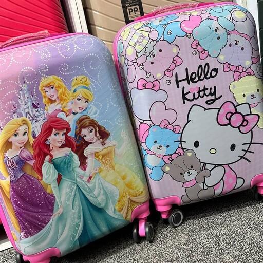 چمدان نشکن کودک سایز 20 ارسال رایگان  در طرح های دختر و پسر 