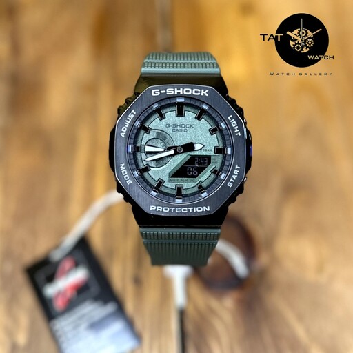 ساعت مچیG-Shock جی شاک Ga2100 قاب و بدنه استیل با گارانتی یک ساله و جعبه و پک اصلی و کیفیت مسترکوالیتی