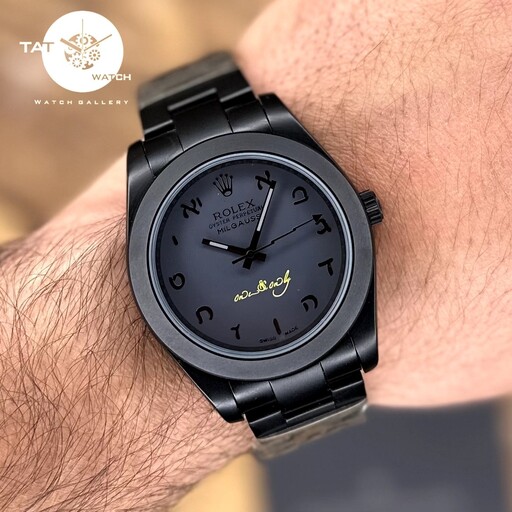 ساعت مچی مردانه رولکس اویستر Milguss  با یک سال گارانتی شرکتی و جعبه چوبی و ارسال رایگان ROLEX  