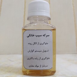 سرکه سیب خانگی ( حجم 60 میلی لیتر)