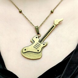 گردنبند گیتار سایز بزرگ و زنجیر خلخال دخترانه و پسرانه