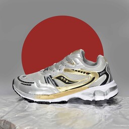 کفش ورزشی ساکونی طوسی طلایی