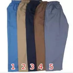 شلوار راحتی مردانه نخی در سه سایز مختلف XL-2XL-3XL