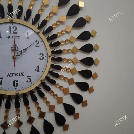 ساعت دیواری آتریکس مدل  خورشیدی کد A404