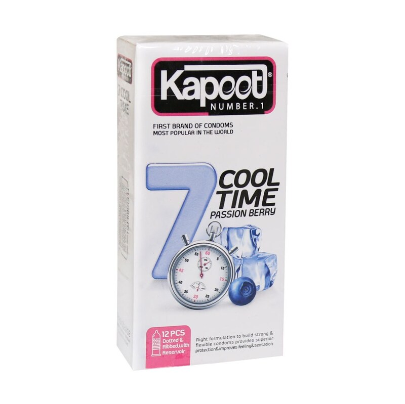 کاندوم کاپوت مدل  7Cool Time  بسته 12 عددی