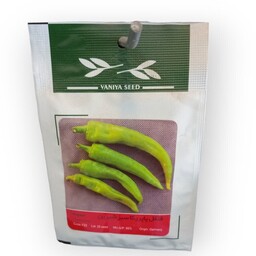 بذر میوه فلفل پاپریکا سبز شیرین پاکت کوچک خانگی