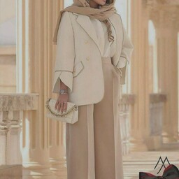 
کت شلوار فرناز زنانه
جنس مازراتی
رنگ بندی کرم نسکافه ای
سایز  فری سایز 40تا46