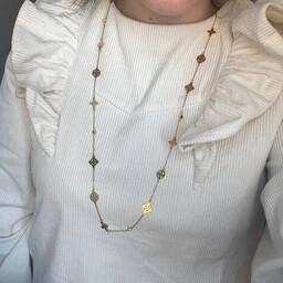 گردنبند رولباسی لویی ویتون استیل طلایی رنگ ثابت ضد حساسیت خرید مطمئن از کارگاه 
