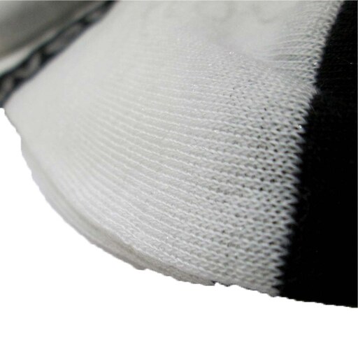 جوراب نیم ساق زنانه شیشه ای تم سفید طرح گل چهارخونه شایسته کد B31.4
