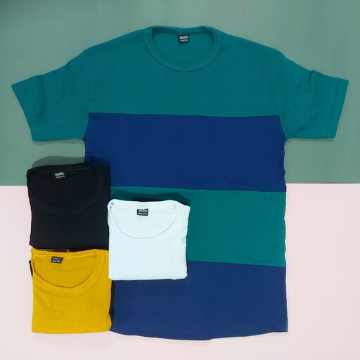 تی شرت تمام نخ فانریپ مردانه تمام کش طرح رینگری در رنگبندی تصویر سایزبندی لارج تا دوایکس