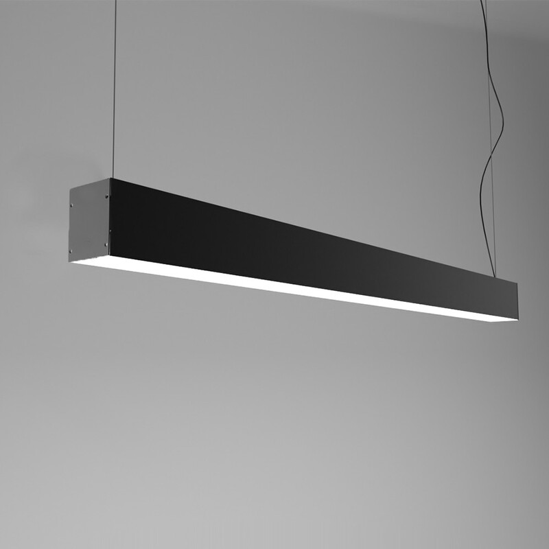 چراغ آویز مدل لاینر نیم متری با قابلیت تنظیم نور  رنگ مشکی