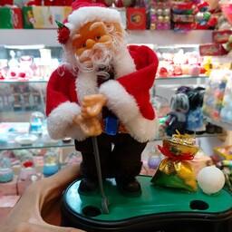 عروسک بابانوئل گلف باز متحرک و موزیکال