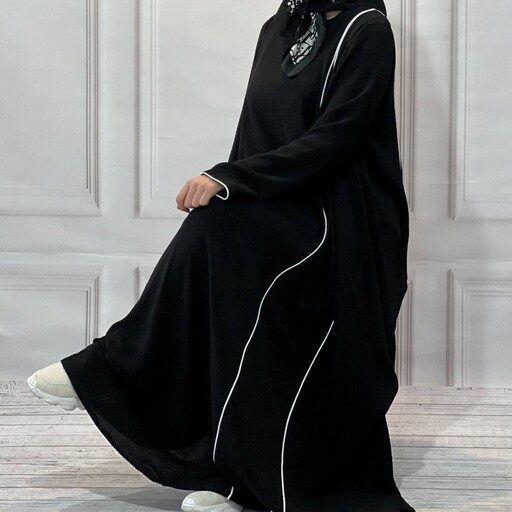 حورا عبا  مانتو پیراهن عبایی شیک جدید رنگی و مشکی  آزاد و گشادزنانه خنک پوشیده بلند مناسب بارداری و سایز بزرگ  تاسایز 48