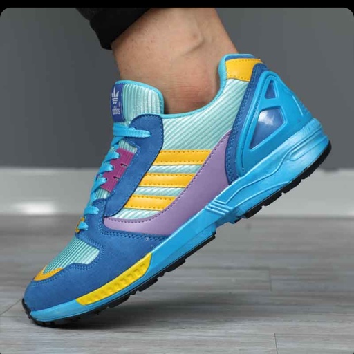 کتونی مردانه آدیداس آبی پر رنگ Adidas Zx8000 (حراج)