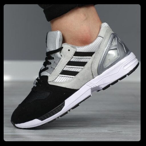 کتونی مردانه آدیداس مشکی سفید Adidas Zx8000 کد 08