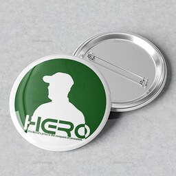 پیکسل طرح سردار سلیمانی HERO به معنی قهرمان