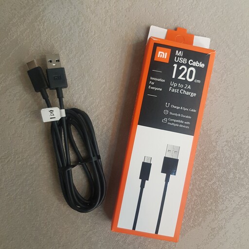 کابل شارژ اصلی شیائومی فست شارژ (تایپ سی)mi USB Kable type-c fast charge original  