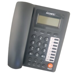 تلفن رو میزی برند میکروتل مدل MCT-1372 CID رنگ نوک مدادی