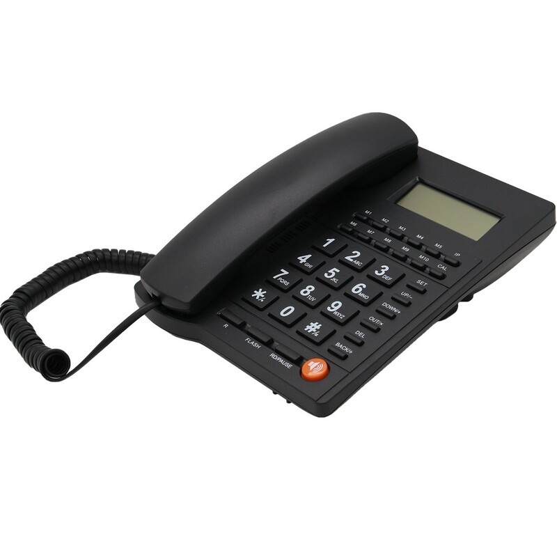 تلفن رو میزی برند CALLER ID PHONE مدل L019  رنگ مشکی