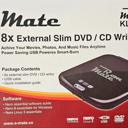 دی وی دی رایتر اکسترنال MATE با قابلیت رایت DVD 