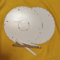 شاسی لامپ ال ای دی دست ساز مدل طبلی زیر خورشیدی 3 عددی
