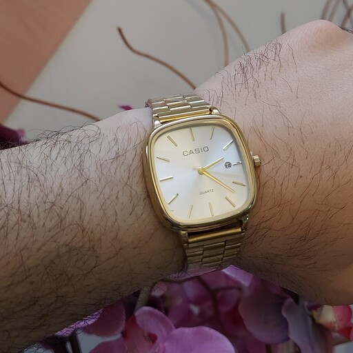 ساعت مردانه کاسیو Casio رنگ طلایی موتور ژاپن