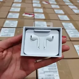 هندزفری گوشی موبایل آیفون اپل با پک اپل استور 1748A Earpods مدل Apple لایتنینگ از فروشگاه سیگل در باسلام و ترب و ایمالز