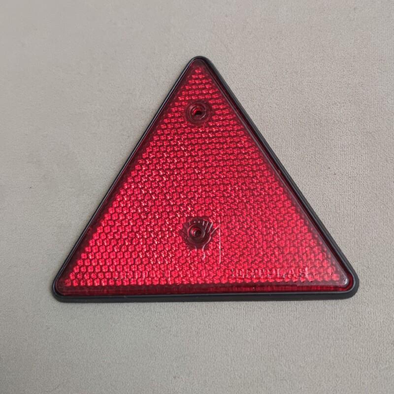شبرنگ شبنما مثلثی طرح روسی بسته 2 عددی درجه یک با طلق شفاف رنگ قرمز و بدنه مواد نو