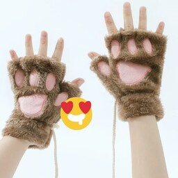 دستکش مدل پنجه گربه دخترانه زنانه