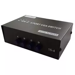 سوییچ چهار پورت VGA مدل VGA-15-4 ا  Four Port VGA Switch