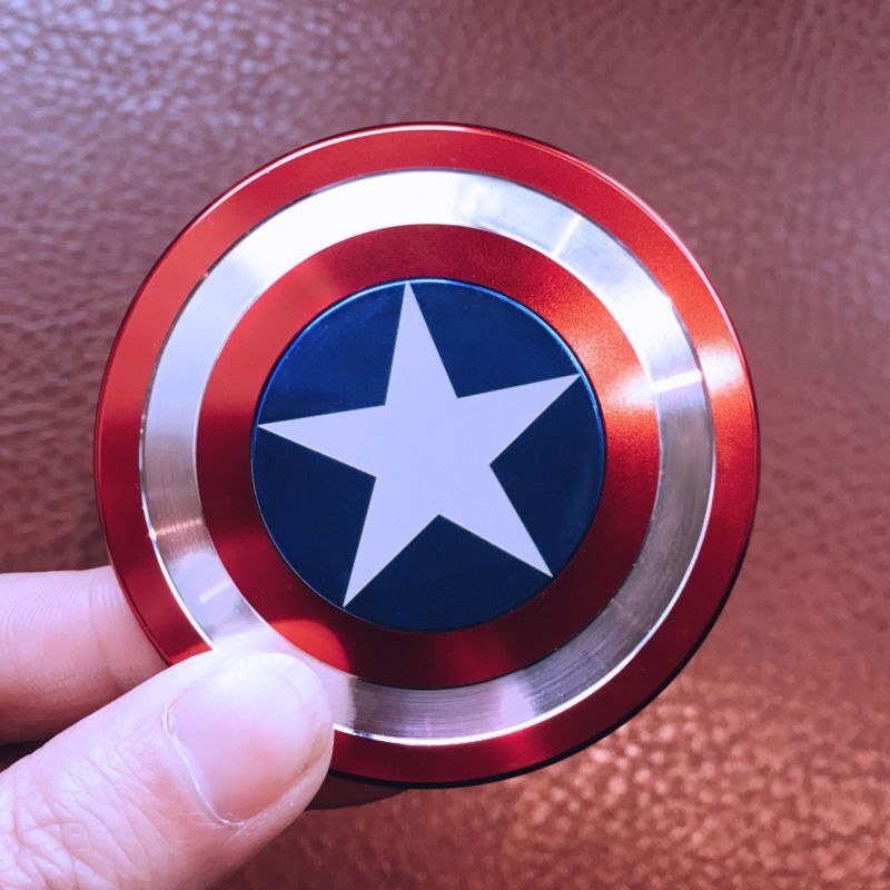 اسپینر فلزی طرح سپر کاپتان آمریکا - Captain America Shield Fidget Spinner 