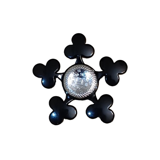 اسپینر دستی فلزی 5 پر مدل خاج - Clubs Hand Spinner