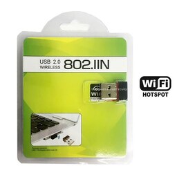 دانگل وای فای بدون آنتن 802IIN USB 2.0  با سرعت 150mbps 