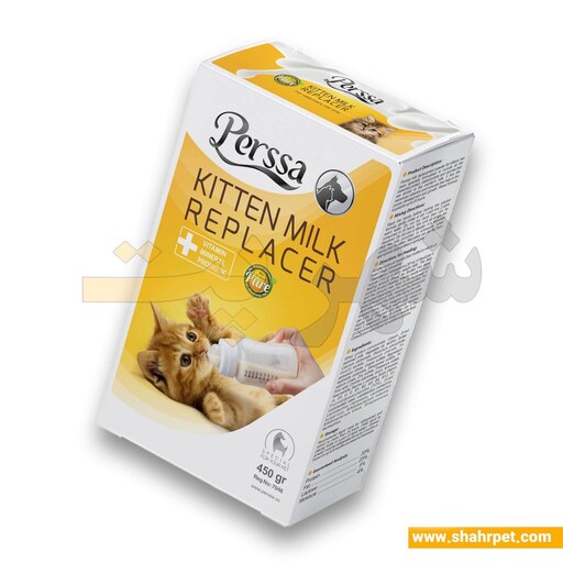 شیر خشک گربه پرسا مدل kitten milk وزن 450 گرم