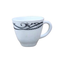 ست 12 پارچه چای خوری - فنجان و زیر فنجان (نعلبکی)- آرکوپال پارس اوپال پارس اپال طرح وورتکس ورتکس 442