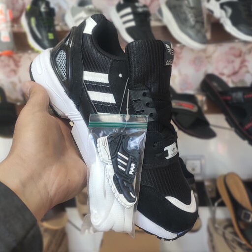 کتونی مردانه Zx 8000  مشکی سفید ، Zx8000، Zx، Adidas Zx، Adidad، کتانی مردانه Zx