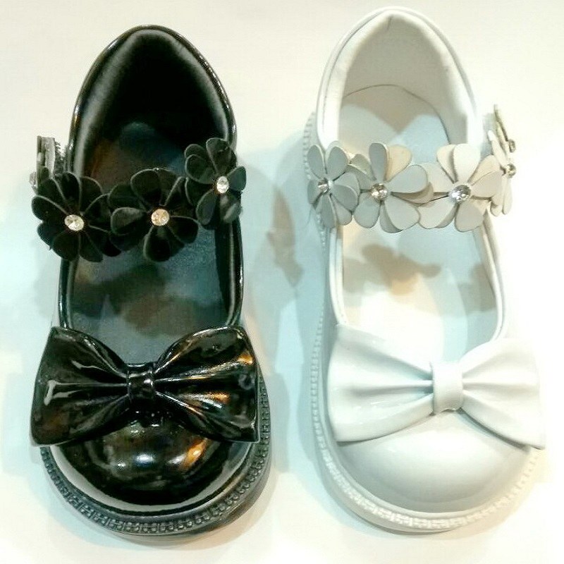 کفش بچگانه مجلسی دخترانه طرح پاپیون (کد 163)