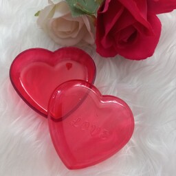هدیه قلبی ولنتاین قرمز رنگ ظرف قلبی سبک مناسب در جعبه کادویی