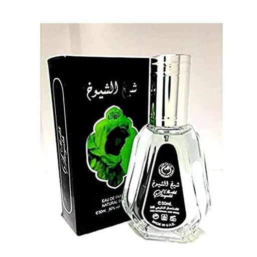 عطر ادکلن شیخ الشیوخ مردانه برند ارض الزعفران  حجم 50 میل