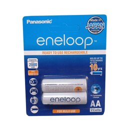 باتری قلمی قابل شارژ پاناسونیک مدل Eneloop JAPAN Techoilogy بسته 2 عددی