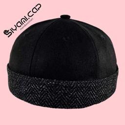 کلاه لئونی پشمی دستدوز زمستانی دارای سایز بندی و رنگ بندی