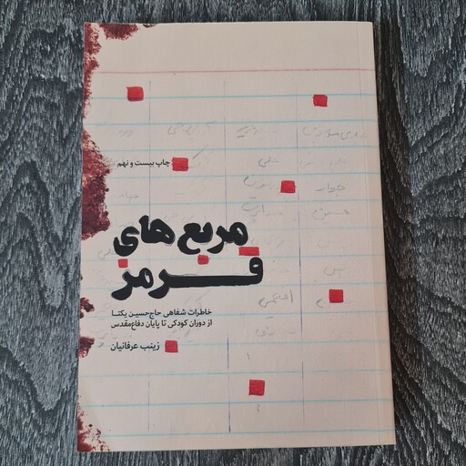 کتاب مربع های قرمز خاطرات شفاهی حاج حسین یکتا